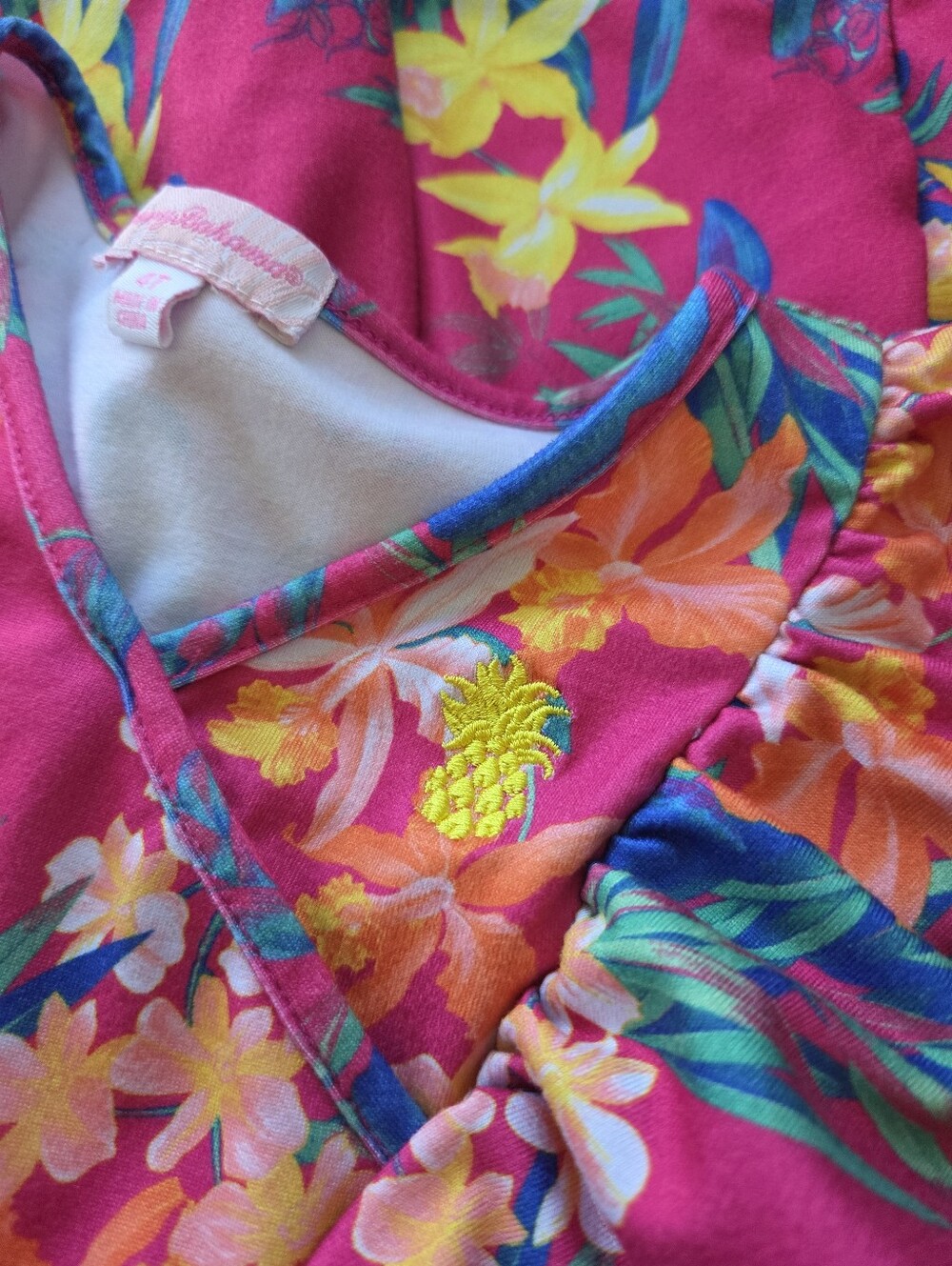 4t Tommy Bahama Floral Flutter Sleeve Dress - Picture 5 of 6